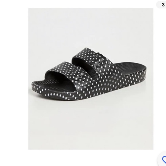 Freedom Moses Sandals in Black- 7/8, 8/9 - Picture 3 of 7